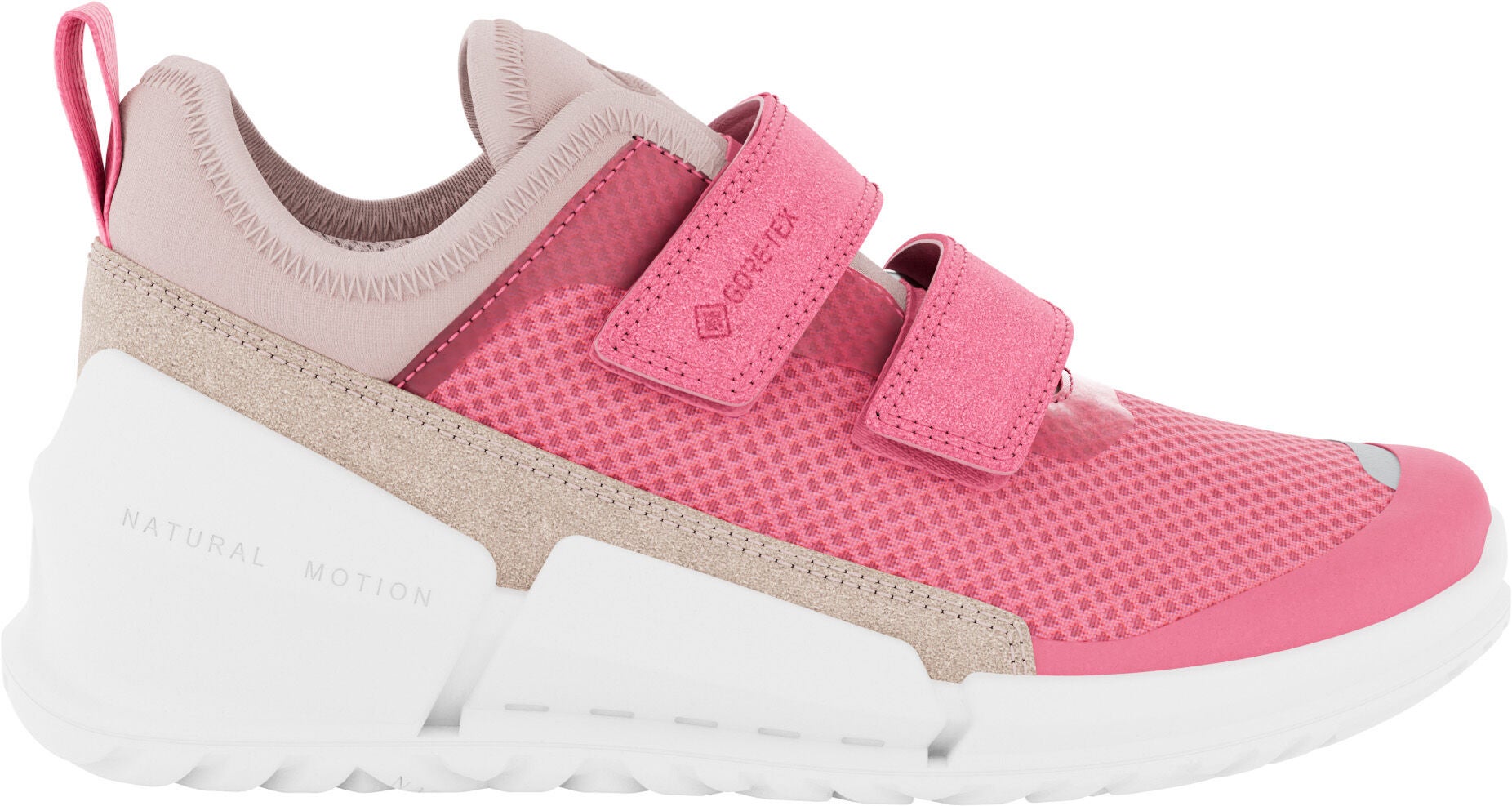 Ecco Biom K1 GTX Kinder Sneaker, Bubblegum/Rose Dust, 32, Kinderschuhe von Ecco