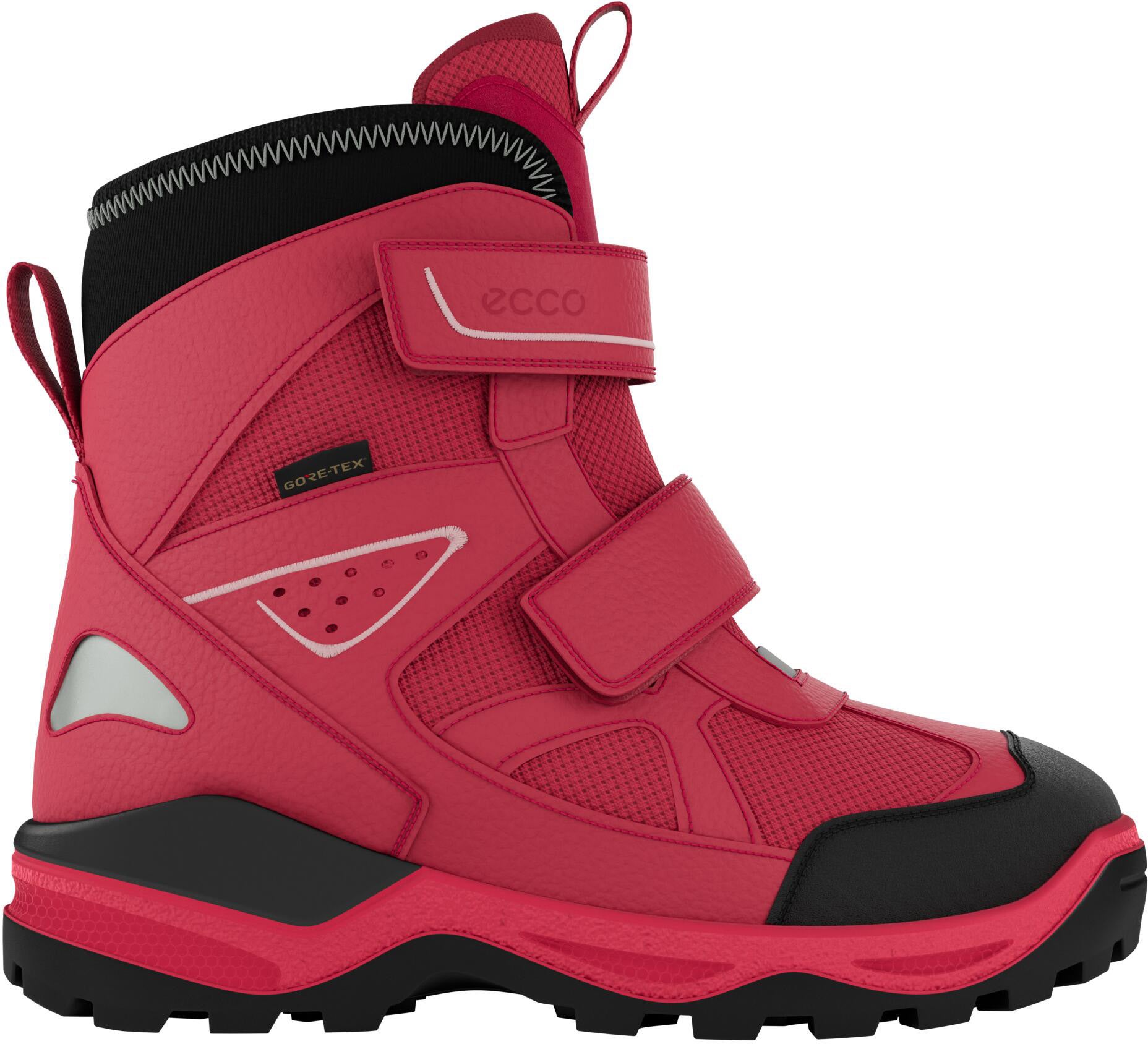 Ecco Snow Mountain GTX Winterstiefel, Black/Teaberry, 30 von Ecco