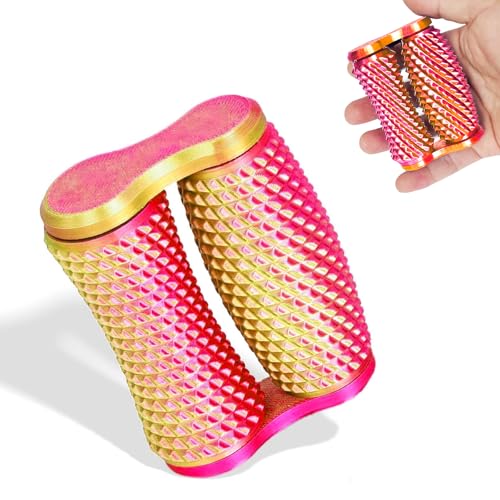 Echehi Handliches Fidget Toys, Sensorik Spielzeug zum Stressabbau, Fördert Konzentration, Klarheit und Handübungen. Gold-Farbverlauf Echehi Handliches Fidget Toys, Sensorik Spielzeug zum Stressabbau, Fördert Konzentration, Klarheit und Handübungen. Gold-Farbverlauf von Echehi