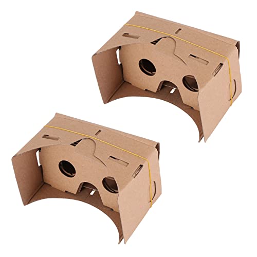 Echwave 2X 6 Brillenhartfaserplatte DIY 3D Vr Der Virtuellen Realität für -Pappe von Echwave