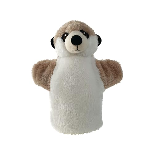 EcoBuddiez Hand Puppet - Erdmännchen von Deluxebase. Erdmännchen Plüsch Handpuppen für Kinder. Eco-Friendly Tier Spielzeug Puppe für Pretend Play und Kinder Geschenke. von EcoBuddiez