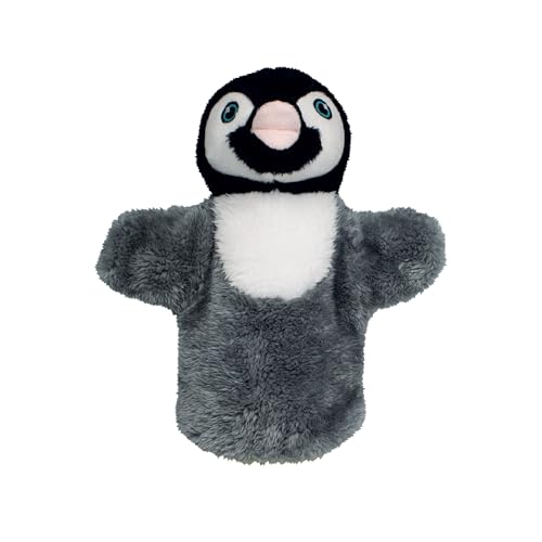 EcoBuddiez Hand Puppet - Pinguin von Deluxebase. Pinguin Plüsch Handpuppen für Kinder. Eco-Friendly Tier Spielzeug Puppe für Pretend Play und Kinder Geschenke. von EcoBuddiez