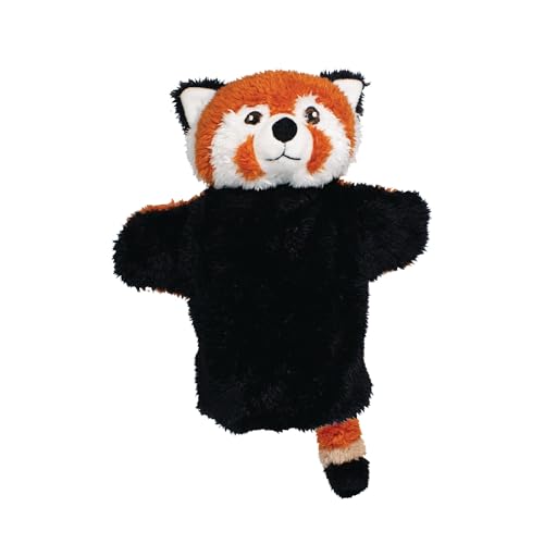 EcoBuddiez Hand Puppet - Roter Panda von Deluxebase. Roter Panda Plüsch Handpuppen für Kinder. Eco-Friendly Tier Spielzeug Puppe für Pretend Play und Kinder Geschenke. von EcoBuddiez