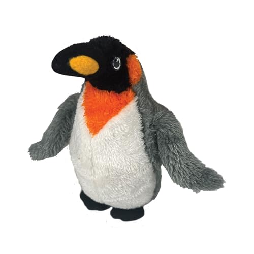 EcoBuddiez - Königspinguin von Deluxebase. Kleine 17cm weiche Plüschtiere aus recycelten Plastikflaschen. Umweltfreundliches, kuscheliges Geschenk für Kinder. von EcoBuddiez