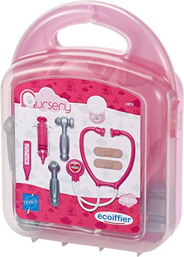 Ecoiffer 2875 Puppen-Doktorkoffer Spielteille, Rosa von Ecoiffier