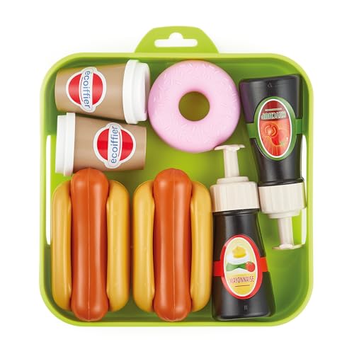 Ecoiffier 929 Hot Dog Tablett, Nachahmung von Nahrung für Kinder, ab 18 Monaten Ecoiffier 929 Hot Dog Tablett, Nachahmung von Nahrung für Kinder, ab 18 Monaten von Ecoiffier