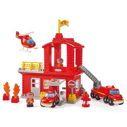 Ecoiffier Spielzeug - 2980 - Feuerwehrstation - Abrick - Konstruktionsspielzeug für Kinder - Ab 18 Monaten - Herkunft Frankreich Garantiert Ecoiffier Spielzeug - 2980 - Feuerwehrstation - Abrick - Konstruktionsspielzeug für Kinder - Ab 18 Monaten - Herkunft Frankreich Garantiert von Ecoiffier