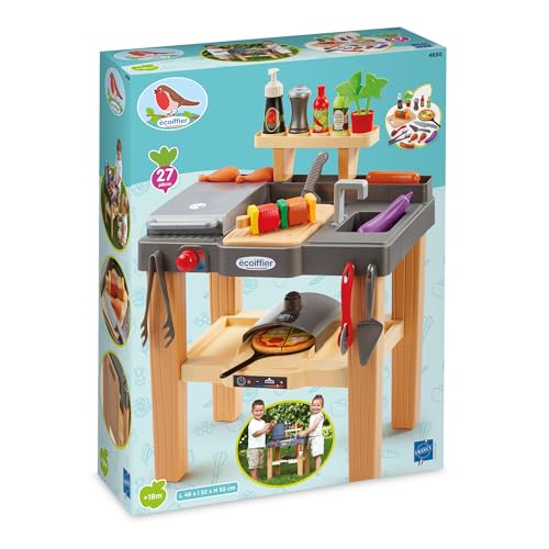 Ecoiffier Zomer Keuken met Barbecue en Pizzaoven, 27dlg. von Ecoiffier