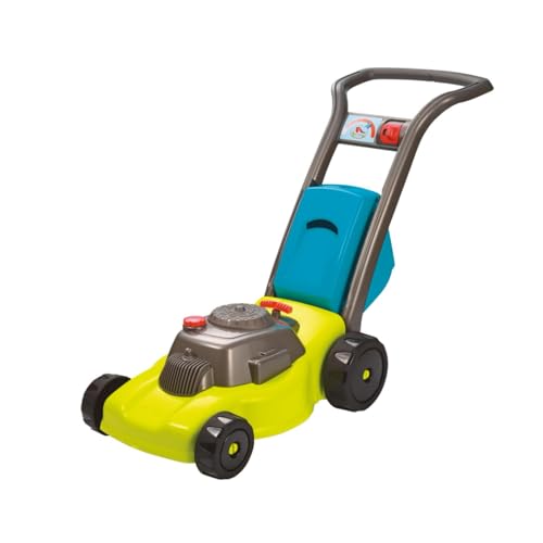 Simba Dickie 7600004280 Grasfang-7600004280 Rasenmäher, Blau von Ecoiffier