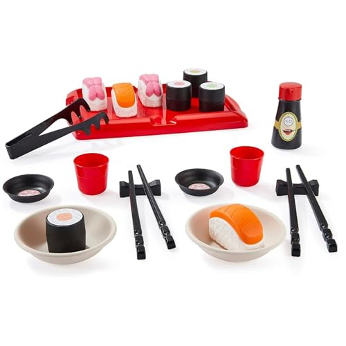 Spielzeug Ecoiffier – 2523 – Sushi-Set – Kinderküche – Nachbildungsspiel – ab 18 Monaten, Schwarz von Ecoiffier