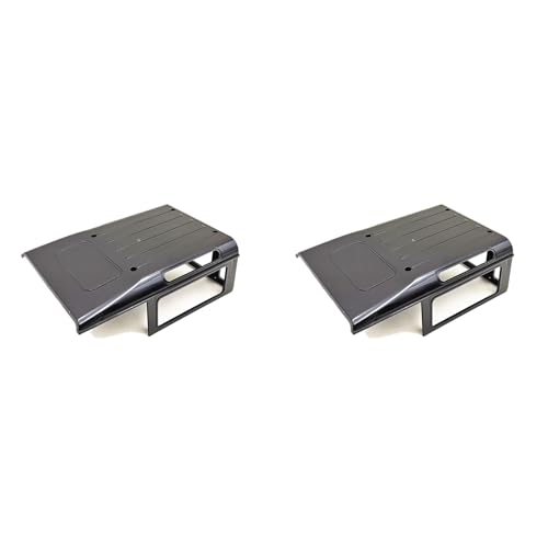 Ecverbyh 2X Kunststoff RC Auto Roof Canopy Teil Abdeckung für MN D90 D91 D99 MN90 MN91 MN99S 1/12 RC Auto DIY Karosserieteile, Schwarz von Ecverbyh