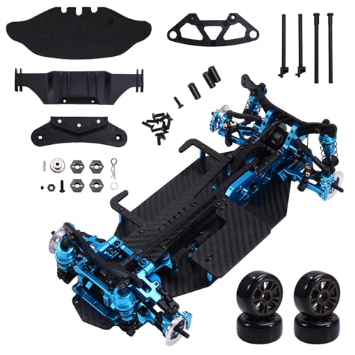 Ecverbyh DIY RC-Auto 4WD Drift Racing Rahmen 1/10 M-Größe Trf416 RC-Rahmen Drift-Auto-Kit-Version RC-Rahmen Drift-Auto-Kit-Version von Ecverbyh