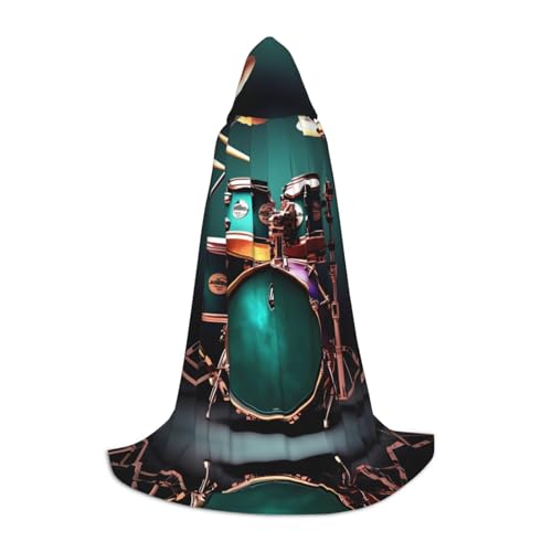 Cooles Schlagzeug-Set mit Kapuze, Zauberer-Robe, Halloween-Umhang, Mittelalter-Renaissance, Cosplay, Weihnachten, Party-Outfits Cooles Schlagzeug-Set mit Kapuze, Zauberer-Robe, Halloween-Umhang, Mittelalter-Renaissance, Cosplay, Weihnachten, Party-Outfits von EdWal