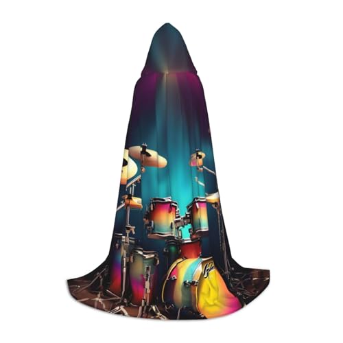Cooles Schlagzeug-Set mit Kapuze, Zauberer-Robe, Halloween-Umhang, Mittelalter-Renaissance, Cosplay, Weihnachten, Party-Outfits Cooles Schlagzeug-Set mit Kapuze, Zauberer-Robe, Halloween-Umhang, Mittelalter-Renaissance, Cosplay, Weihnachten, Party-Outfits von EdWal