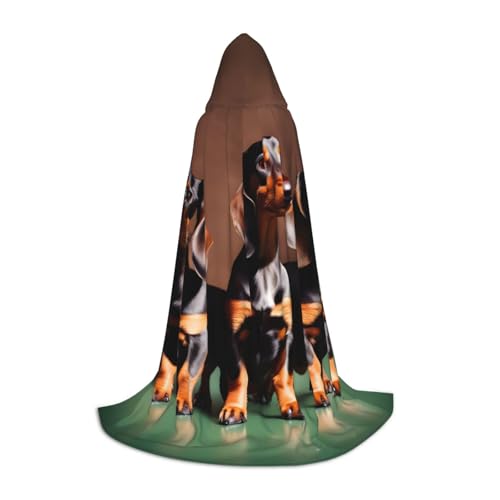Dackel-Weiner-Hunde-Aufdruck, Zauberer-Robe, Halloween, Umhang, Mittelalter, Renaissance, Cosplay, Weihnachten, Party-Outfits Dackel-Weiner-Hunde-Aufdruck, Zauberer-Robe, Halloween, Umhang, Mittelalter, Renaissance, Cosplay, Weihnachten, Party-Outfits von EdWal