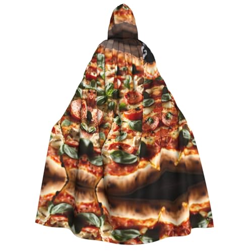 EdWal 3D-Pepperoni-Umhang für Erwachsene, Unisex, mittelalterlicher Umhang, Horror-Umhang, für Halloween, Weihnachtsfeier von EdWal