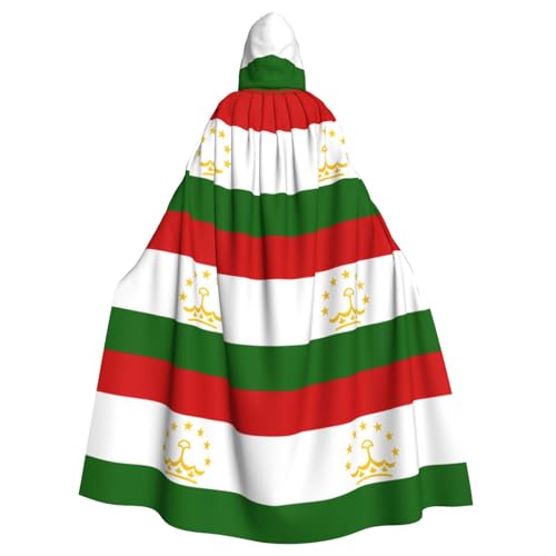 EdWal Kapuzenumhang mit Flagge von Tadschikistan, Unisex, Erwachsene, Kapuzenmantel, Uniform, Kapuzenmantel, für Halloween, Cosplay-Kostüme EdWal Kapuzenumhang mit Flagge von Tadschikistan, Unisex, Erwachsene, Kapuzenmantel, Uniform, Kapuzenmantel, für Halloween, Cosplay-Kostüme von EdWal