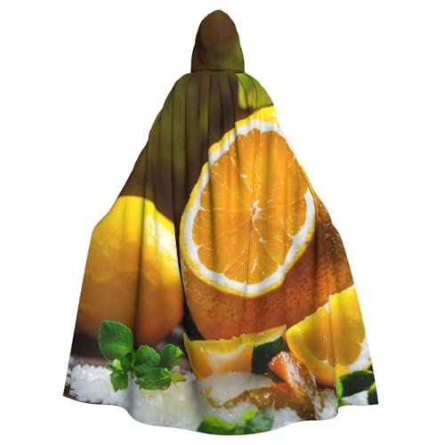EdWal Kapuzenumhang mit gelbem Zitronendruck, Unisex, Erwachsene, Uniform, Kapuzenmantel, für Halloween, Cosplay-Kostüme EdWal Kapuzenumhang mit gelbem Zitronendruck, Unisex, Erwachsene, Uniform, Kapuzenmantel, für Halloween, Cosplay-Kostüme von EdWal