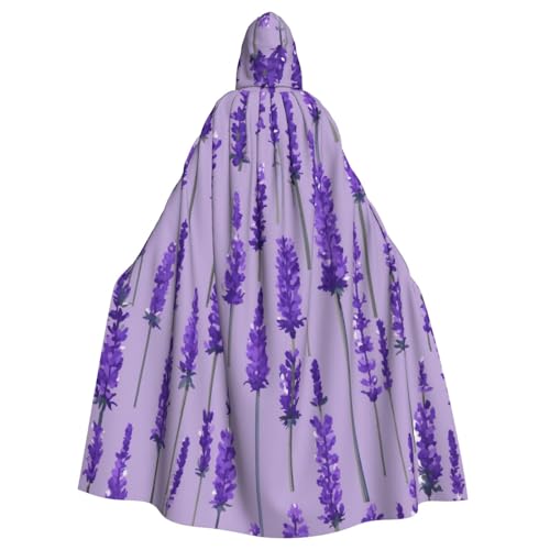 EdWal Lavendel-Stempel-Druck, Unisex, Erwachsene, Kapuzenumhang, Uniform, Kapuzenmantel, für Halloween, Cosplay-Kostüme EdWal Lavendel-Stempel-Druck, Unisex, Erwachsene, Kapuzenumhang, Uniform, Kapuzenmantel, für Halloween, Cosplay-Kostüme von EdWal