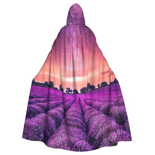EdWal Lavendelfeld-Druck, Unisex, Erwachsene, Kapuzenumhang, Uniform, Kapuzenmantel, für Halloween, Cosplay-Kostüme EdWal Lavendelfeld-Druck, Unisex, Erwachsene, Kapuzenumhang, Uniform, Kapuzenmantel, für Halloween, Cosplay-Kostüme von EdWal