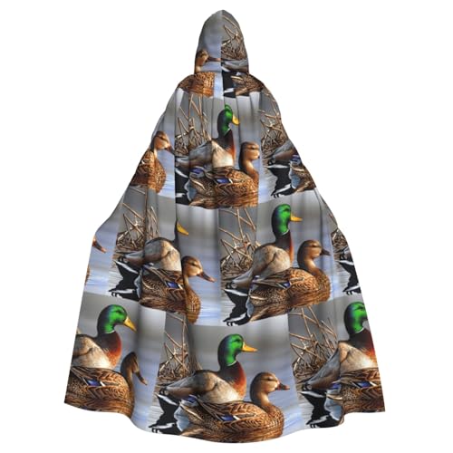 EdWal Mallard Duck Print Unisex Erwachsene Kapuzenumhang Umhang Uniform Kapuzenmantel für Halloween Cosplay Kostüme EdWal Mallard Duck Print Unisex Erwachsene Kapuzenumhang Umhang Uniform Kapuzenmantel für Halloween Cosplay Kostüme von EdWal