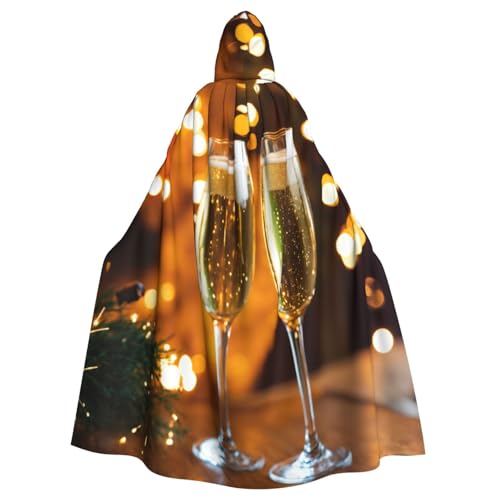 EdWal Weinbecher-Druck, Unisex, Erwachsene, Kapuzenumhang, Uniform, Kapuzenmantel, für Halloween, Cosplay-Kostüme EdWal Weinbecher-Druck, Unisex, Erwachsene, Kapuzenumhang, Uniform, Kapuzenmantel, für Halloween, Cosplay-Kostüme von EdWal