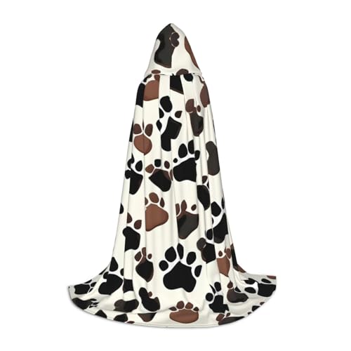 Hundepfotenabdrücke mit Kapuze, Zauberer-Robe, Halloween, Umhang, Mittelalter, Renaissance, Cosplay, Weihnachten, Party-Outfits Hundepfotenabdrücke mit Kapuze, Zauberer-Robe, Halloween, Umhang, Mittelalter, Renaissance, Cosplay, Weihnachten, Party-Outfits von EdWal