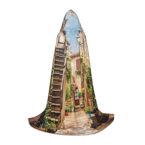 Italienischer Zauberer-Umhang mit Kapuze und toskanischem Druck, Halloween-Umhang, Mittelalter, Renaissance, Cosplay, Weihnachten, Party-Outfits Italienischer Zauberer-Umhang mit Kapuze und toskanischem Druck, Halloween-Umhang, Mittelalter, Renaissance, Cosplay, Weihnachten, Party-Outfits von EdWal