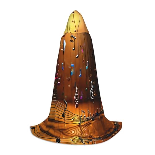 Zauberer-Bademantel mit Musiknoten-Druck, Halloween-Umhang, Mittelalter, Renaissance, Cosplay, Weihnachten, Party, Outfits Zauberer-Bademantel mit Musiknoten-Druck, Halloween-Umhang, Mittelalter, Renaissance, Cosplay, Weihnachten, Party, Outfits von EdWal