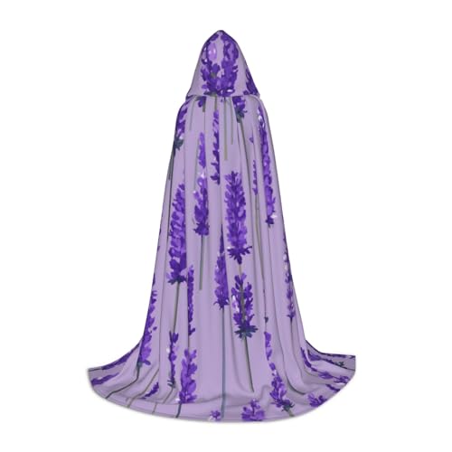 Zauberer-Robe mit Kapuze und Lavendel-Stempeldruck, Halloween-Umhang, Mittelalter, Renaissance, Cosplay, Weihnachten, Party-Outfits Zauberer-Robe mit Kapuze und Lavendel-Stempeldruck, Halloween-Umhang, Mittelalter, Renaissance, Cosplay, Weihnachten, Party-Outfits von EdWal
