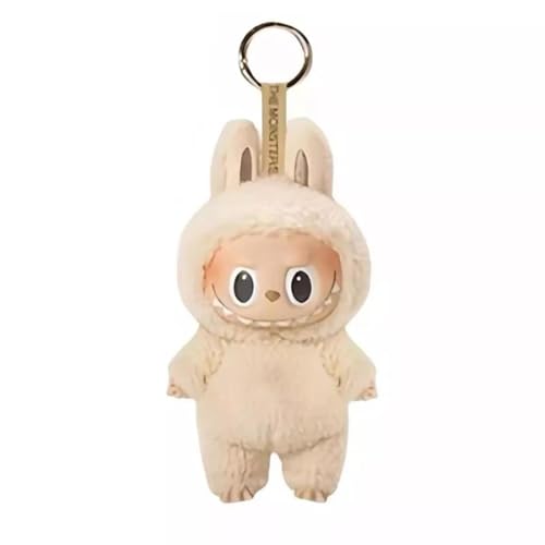 Edahinfsig Labubu Monster, Cute Plush Spielzeug, Collectible Kuscheltier, Toys and Hobbies, Holiday Birthday Gifts for Girls and Boys (Beige) von Edahinfsig