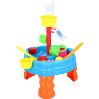 EDCO 13551 Sand-/Wasser-Spieltisch, 22-teilig von Edco