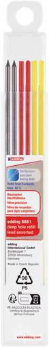 Edding Baumarker Sortiert 6er-Pack 4-8881-6999 Ersatzspitze Gelb, Blau, Rot 1 Set von Edding