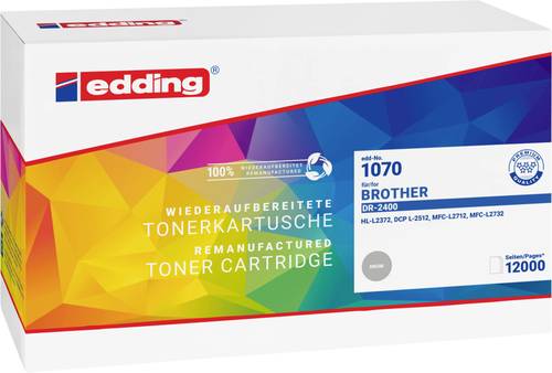 Edding Toner ersetzt Brother DR-2400 Kompatibel Schwarz 12000 Seiten EDD-1070 18-1070 von Edding