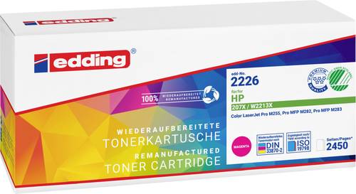 Edding Toner ersetzt HP 207X Kompatibel Gelb 2450 Seiten EDD-2226 18-2226 von Edding