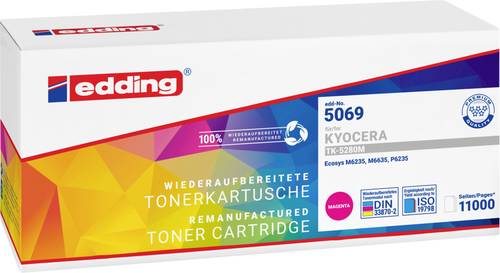 Edding Toner ersetzt Kyocera TK-5280 Kompatibel Magenta 11000 Seiten EDD-5069 18-5069 von Edding