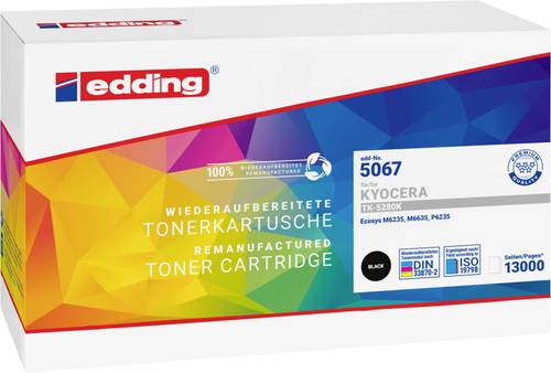 Edding Toner ersetzt Kyocera TK-5280 Kompatibel Schwarz 13000 Seiten EDD-5067 18-5067 von Edding