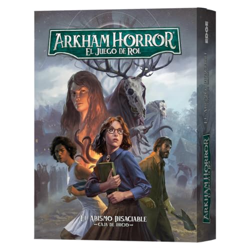 Edge Studio Arkham Horror: Der unersättliche Abyss Startbox | Rollenspiel | ab 14 Jahren | 1 bis 6 Spieler | 45-360 Minuten pro Spiel | Spanisch von Edge Studio