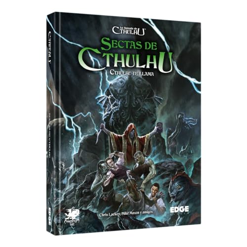 Edge Studio La Cthulhu: Cthulhu-Sectas de Cthulhu Erweiterung, Rollenspiel, ab 12 Jahren, 2 bis 6 Spieler, 30-120 Minuten pro Spiel, Spanisch von Edge Studio