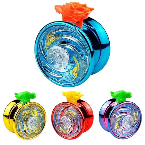 4 Stück LED Licht YoYo,Finger Spin Trick YoYo für Kinder, Kunststoff Responsive Yoyo, Reaktives Kugellager JoJo Kleine Geschenke für Kinder | Piñata-Füllungen Geeignet für Anfänger-Jo-Spieler 4 Stück LED Licht YoYo,Finger Spin Trick YoYo für Kinder, Kunststoff Responsive Yoyo, Reaktives Kugellager JoJo Kleine Geschenke für Kinder | Piñata-Füllungen Geeignet für Anfänger-Jo-Spieler von Editbar