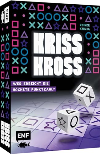 Edition Michael Fischer GmbH Würfelspiel: Kriss Kross – Wer erreicht die höchste Punktzahl?: Für 1-6 Personen von 8 bis 99 Jahren von Edition Michael Fischer GmbH