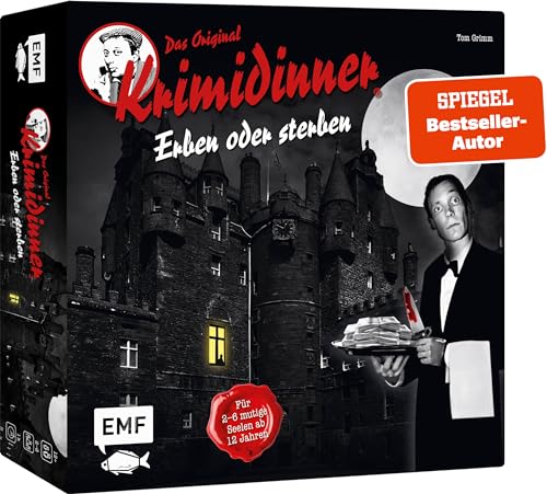 Edition Michael Fischer GmbH Erben oder Sterben – Das offizielle Spiel zum Original Krimidinner®: EIN rabenschwarzes Brettspiel für 2–6 mutige Seelen ab 12 Jahren von Edition Michael Fischer GmbH