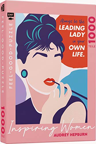 Feel-good-Puzzle 1000 Teile – INSPIRING WOMEN: Audrey Hepburn: Always be The leading lady in your own life von Edition Michael Fischer GmbH