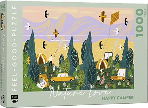 Feel-Good-Puzzle 1000 Teile - Nature Love: Happy Camper von Edition Michael Fischer GmbH