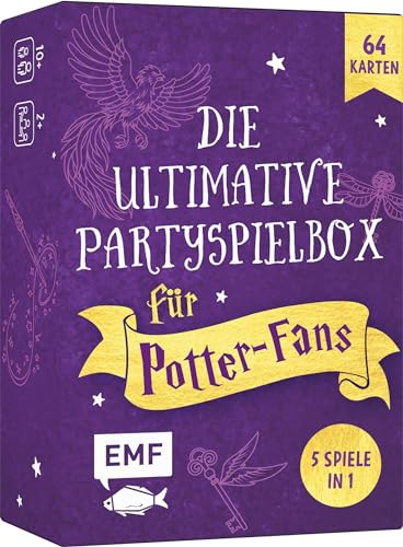 Kartenspiel: Die ultimative Partyspielbox für Harry Potter-Fans: 5 Spiele in Einer Box: Wahrheit, Pflicht, Pantomime, Wer würde eher?, Würdest du Lieber? von Edition Michael Fischer GmbH