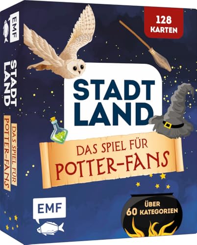 Kartenspiel: Stadt, Land, ... Das inoffizielle Spiel für Harry Potter-Fans mit 128 Karten: Der Spieleklassiker mit über 60 zauberhaften Kategorien für alle Harry Potter-Fans von Edition Michael Fischer GmbH