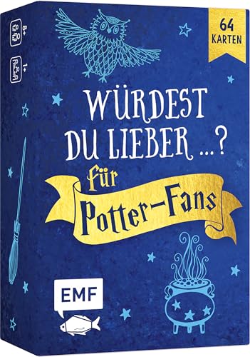 Kartenspiel: Würdest du Lieber ...? Das Fragespiel für Harry Potter-Fans: Der Partyklassiker mit über 60 Fragen: Von herausfordernden Entscheidungen bis zu lustigen Szenarien von Edition Michael Fischer GmbH