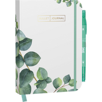 EDITION MICHAEL FISCHER 330/34066 Bullet Journal "Leaves" 05 mit original Tombow TwinTone Dual-Tip Marker 86 mint green von Edition Michael Fischer