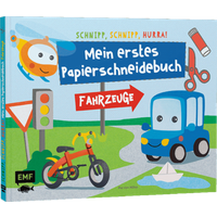 EDITION MICHAEL FISCHER 93625 Schnipp, schnipp, hurra! Mein erstes Papierschneidebuch – Fahrzeuge von Edition Michael Fischer