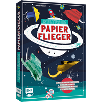 EMF 9783745912388 Weltraum-Papierflieger: Mit Faltanleitungen, pfeilschneller Startrampe, supercoolem Sonnensystem-Modell und 55 Motiv-Papieren zum Sofort-Loslegen von Edition Michael Fischer